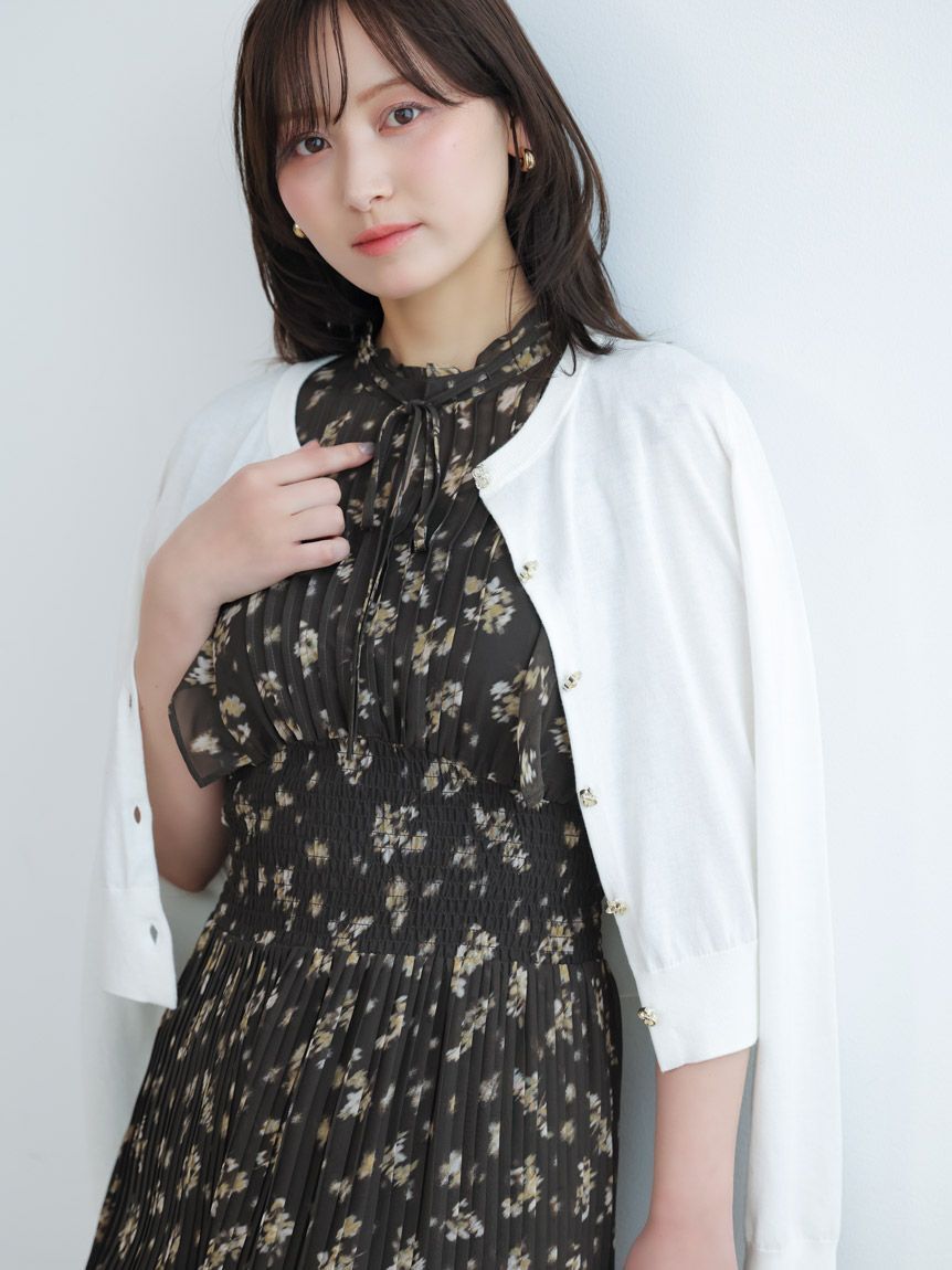 SNIDEL「【販路限定サイズあり】Sustainableフリルワンピース」|ワンピース|