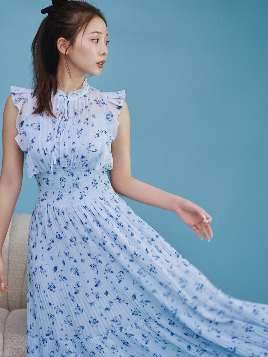 SNIDEL「【販路限定サイズあり】Sustainableフリルワンピース」|ワンピース|LBLU