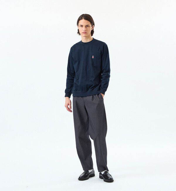 MACKINTOSH PHILOSOPHY「バッキンガムベア バスク天竺 ワイドリブロンT」|Tシャツ・カットソー|