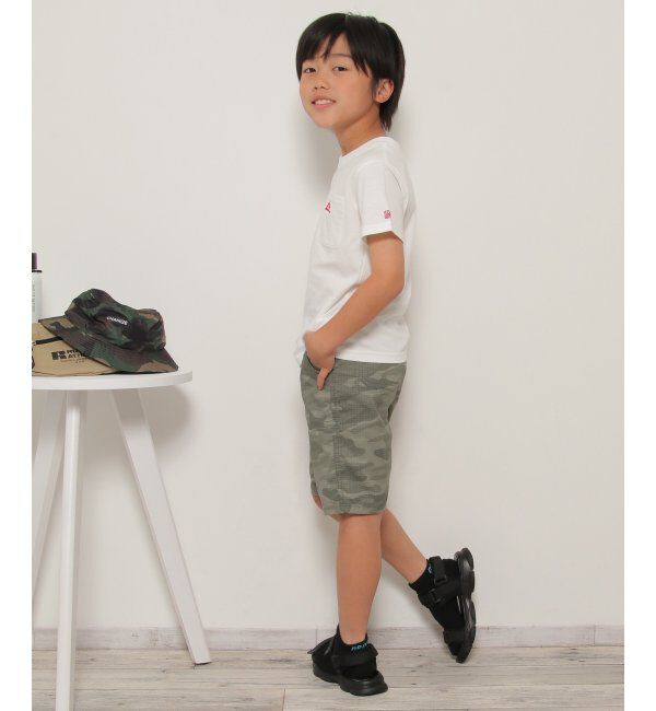 ikka kids「【親子おそろい】URBAN NATURE LIFE アーバンネイチャーライフ ワッペンTシャツ（120~160cm）」|Tシャツ・カットソー|