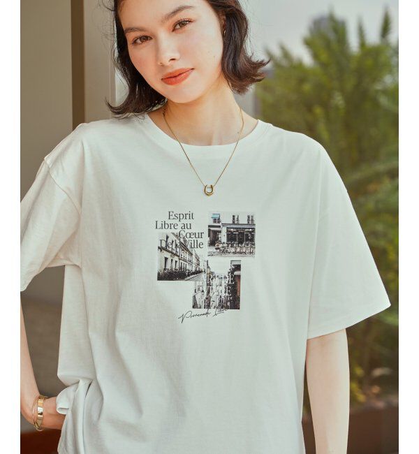ikka「【接触冷感】ロゴフォトプリントTシャツ」|Tシャツ・カットソー|ソノタ