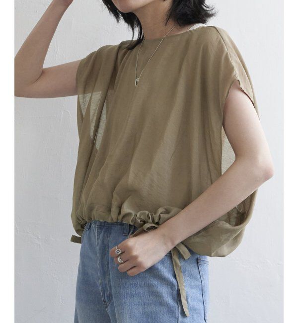 VENCE share style「ウエスト絞りフレンチブラウス」|シャツ・ブラウス|