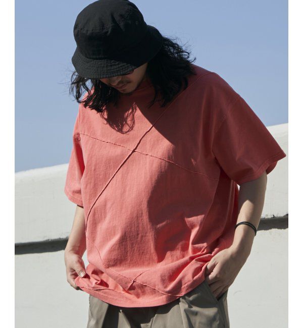 VENCE share style「ピグメントピンタックビックT」|Tシャツ・カットソー|