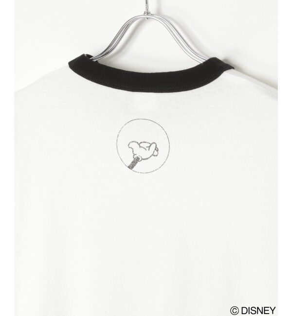 VENCE share style「ミッキーリンガーTシャツ」|Tシャツ・カットソー|