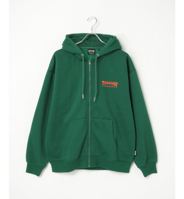 VENCE share style「THRASHER スラッシャー ジップパーカー」|カーディガン|