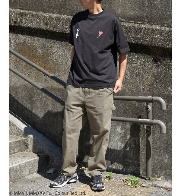 VENCE share style「【接触冷感】Banksy バンクシー Girl with Balloon プリントT」|Tシャツ・カットソー|