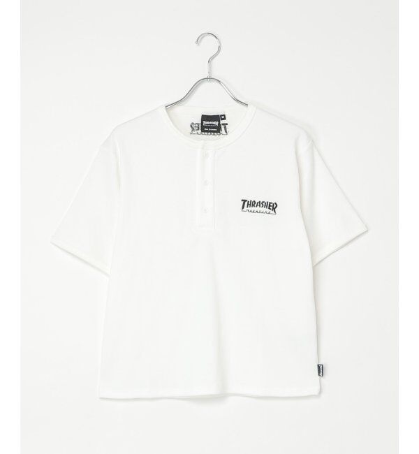VENCE share style「【THRASHER ／スラッシャー】 リブヘンリーネックTシャツ」|Tシャツ・カットソー|