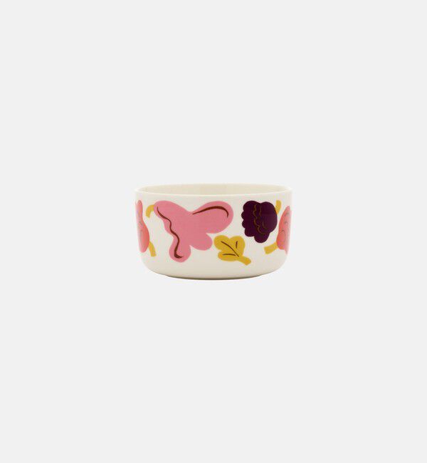 Marimekko「Kukasta kukkaan ボウル 500ml」|その他|ﾎﾜｲﾄ&times;ﾋﾟﾝｸ&times;ﾌﾟﾗﾑ