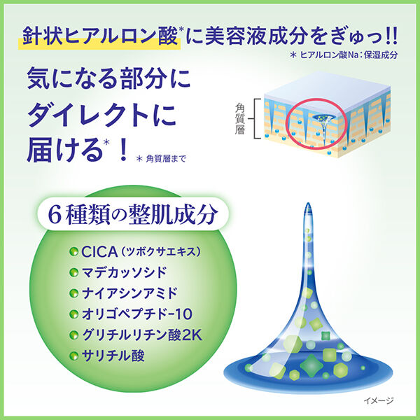  「CLINILABO マイクロニードルパッチ ディープ-Ci (6枚入り)」|フェイスマスク・パック|