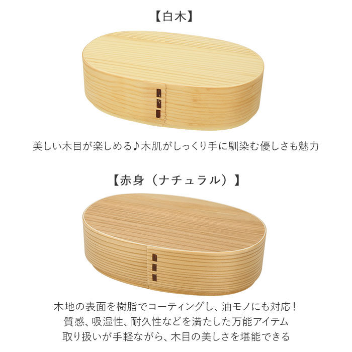 BACKYARD FAMILY「わっぱ 弁当箱 通販 かぶせ型 1段 一段 500ml わっぱ弁当 まげわっぱ 曲げわっぱ 白木」|食器・キッチングッズ|