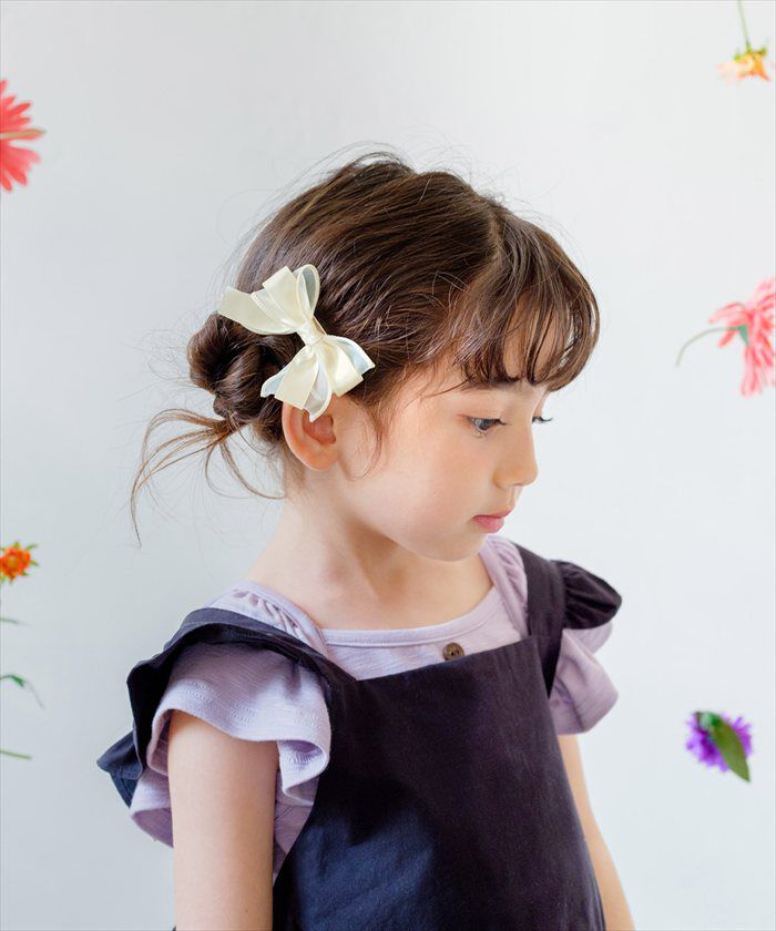 BACKYARD FAMILY「ヘアクリップ リボン 子供 フォーマル 2個セット 通販 Rora ローラ ペルル ヘアークリップ」|その他|