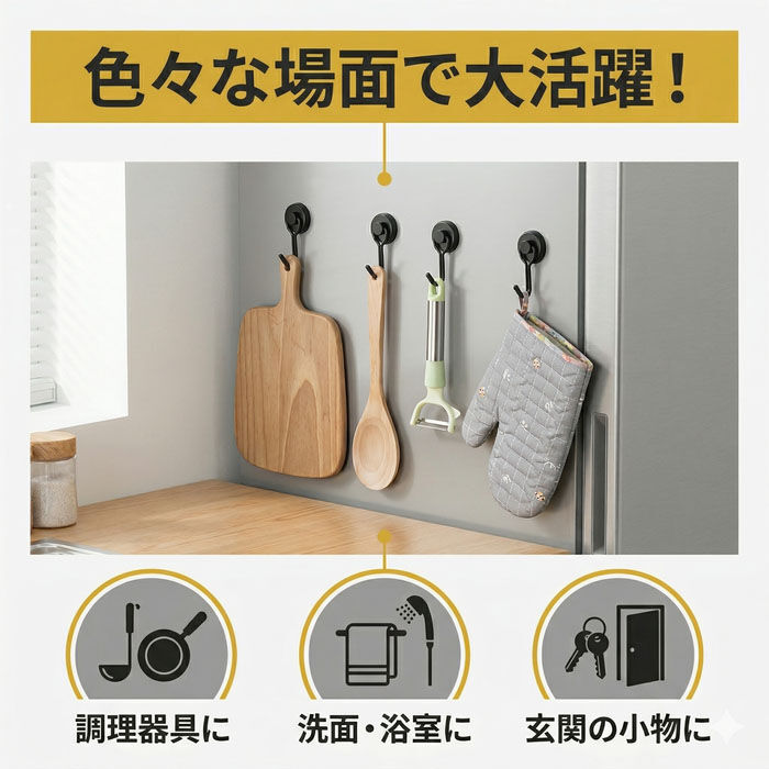 BACKYARD FAMILY「強力マグネットフック 10個セット 通販 壁掛けフック マグネットフック 回転フック」|その他|