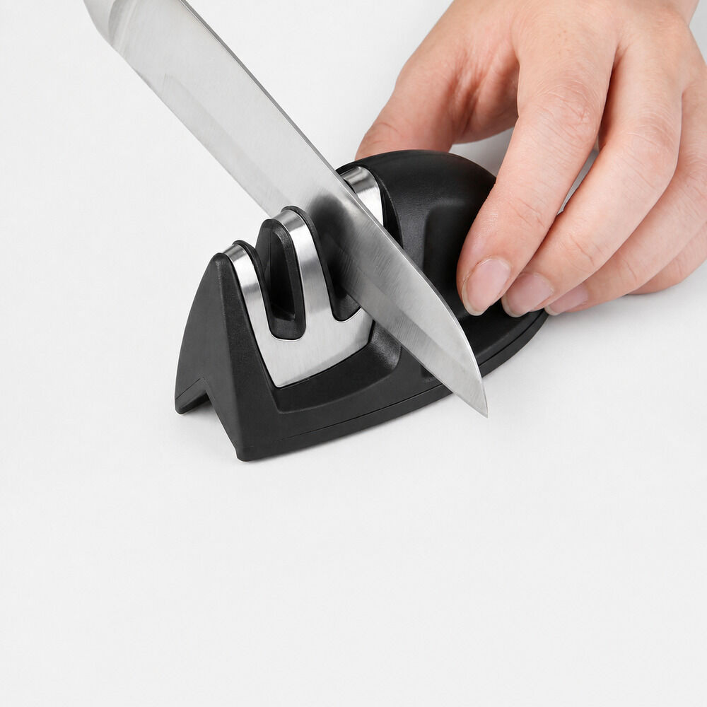 BACKYARD FAMILY「包丁研ぎ器 シャープナー 通販 砥石 包丁研ぎ ダイヤモンドシャープナー 包丁シャープナー」|食器・キッチングッズ|ブラック1