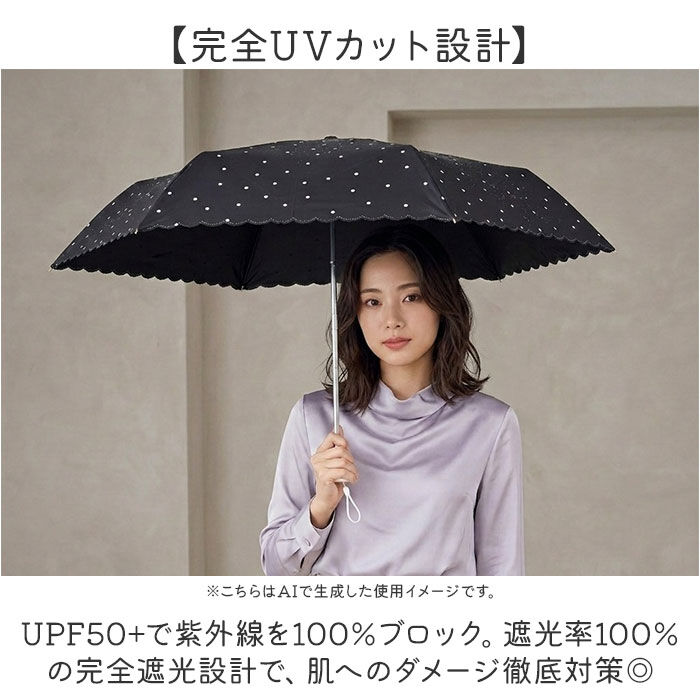 BACKYARD FAMILY「Nakatani 日傘 通販 晴雨兼用傘 折りたたみ傘 926-071 UV ミスティドット 傘」|傘|