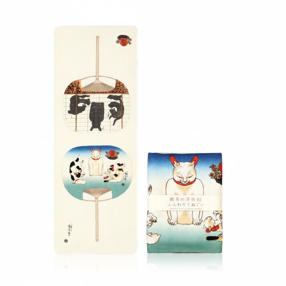 BACKYARD FAMILY「二重ガーゼ 手ぬぐい 浮世絵 通販 日本製 浮世絵手ぬぐい 浮世絵てぬぐい てぬぐい ダブルガーゼ」|タオル|ホワイト6