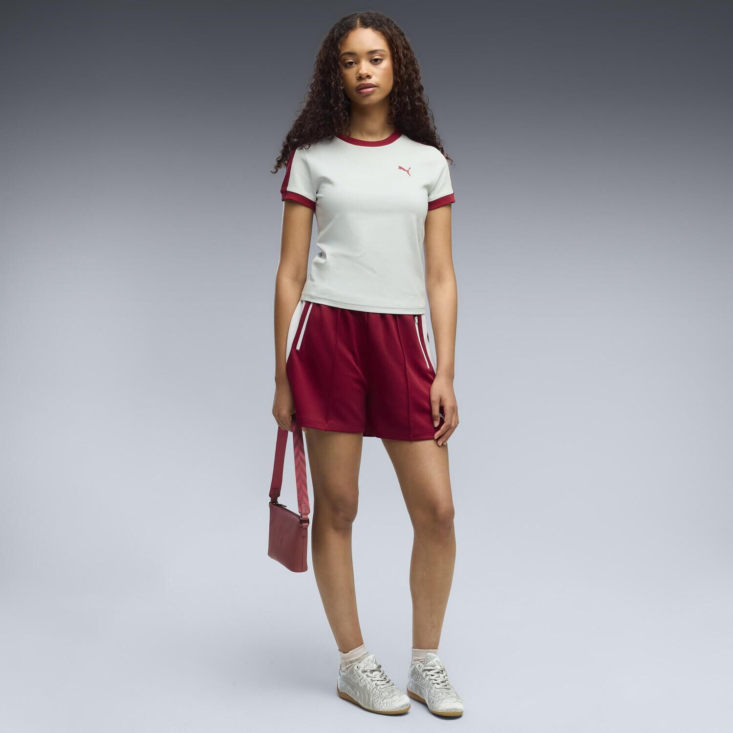 PUMA「【PUMA ｳｪｱ】W T7 SLIM TEE」|Tシャツ・カットソー|
