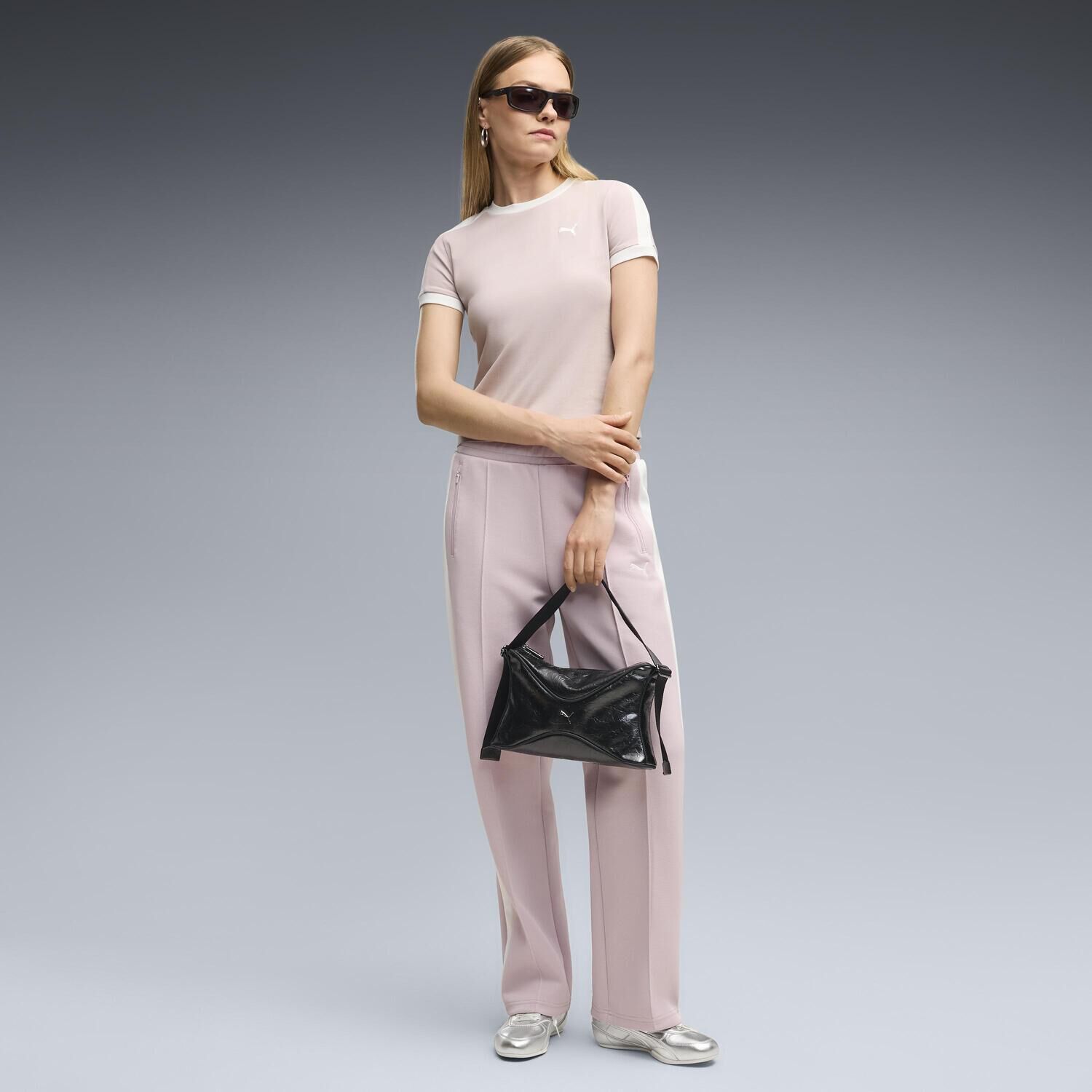 PUMA「【PUMA ｳｪｱ】W T7 SLIM TEE」|Tシャツ・カットソー|
