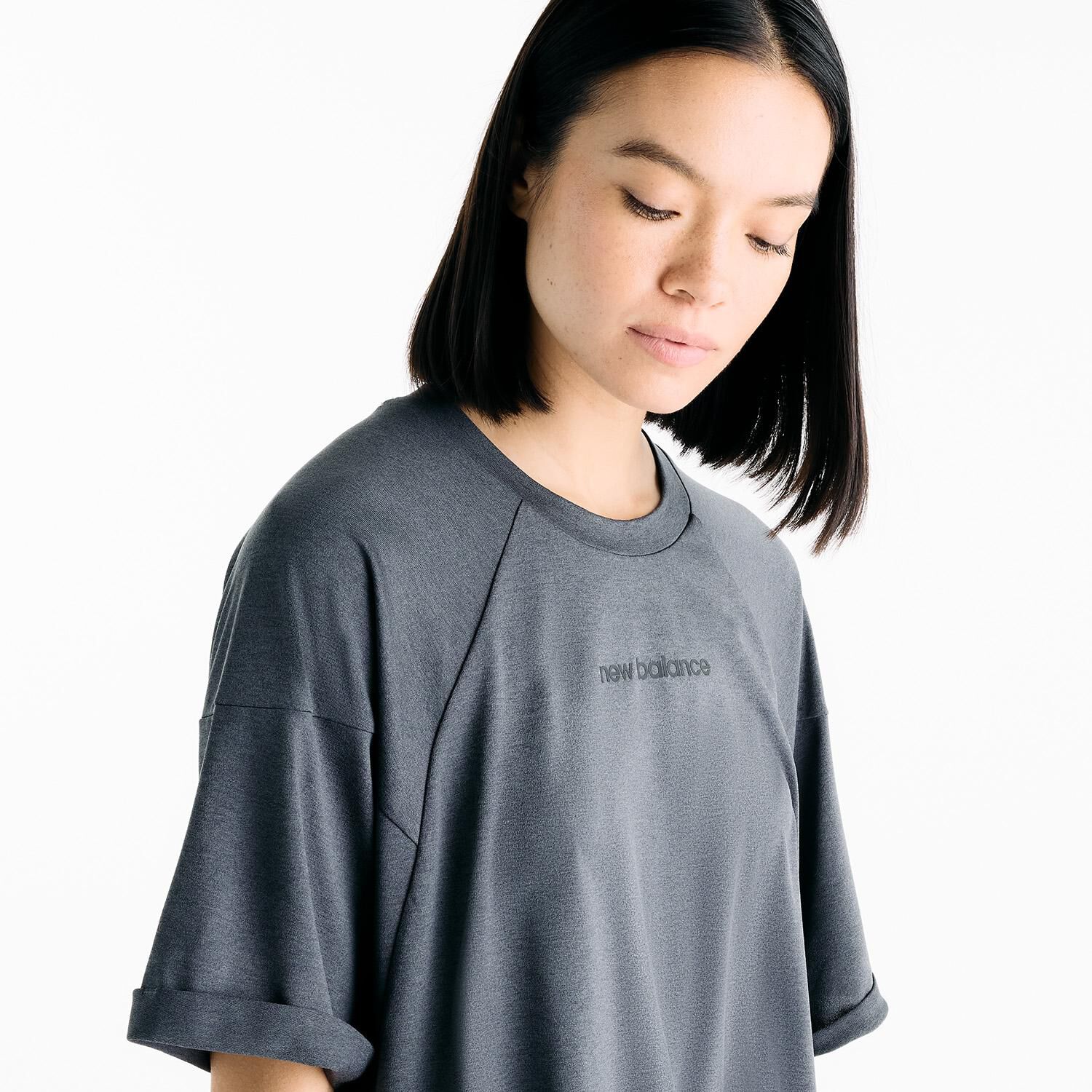 NEW BALANCE 「【NEW BALANCEｳｪｱ】W NBﾛｺﾞT」|Tシャツ・カットソー|