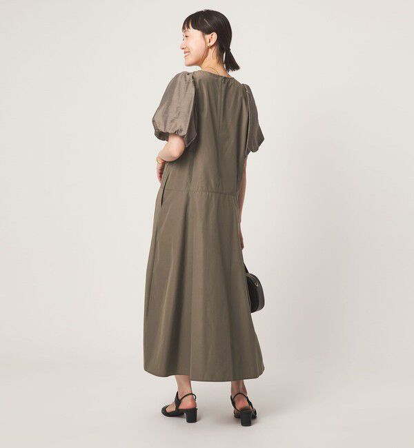 UNITED ARROWS green label relaxing「バルーンスリーブ ドッキング ワンピース」|ワンピース|