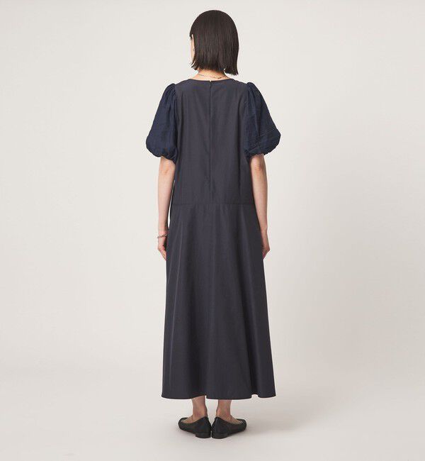 UNITED ARROWS green label relaxing「バルーンスリーブ ドッキング ワンピース」|ワンピース|