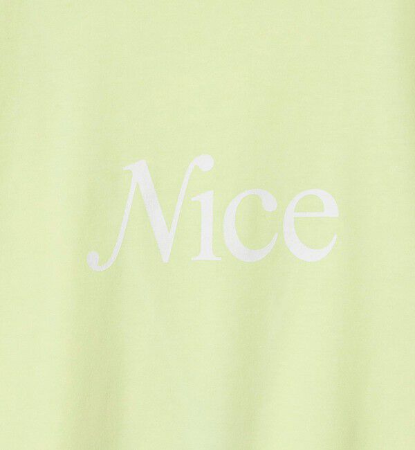NICE WEATHER「＜NICE WEATHER＞ウィメンズ NICE ロゴ Tシャツ」|Tシャツ・カットソー|