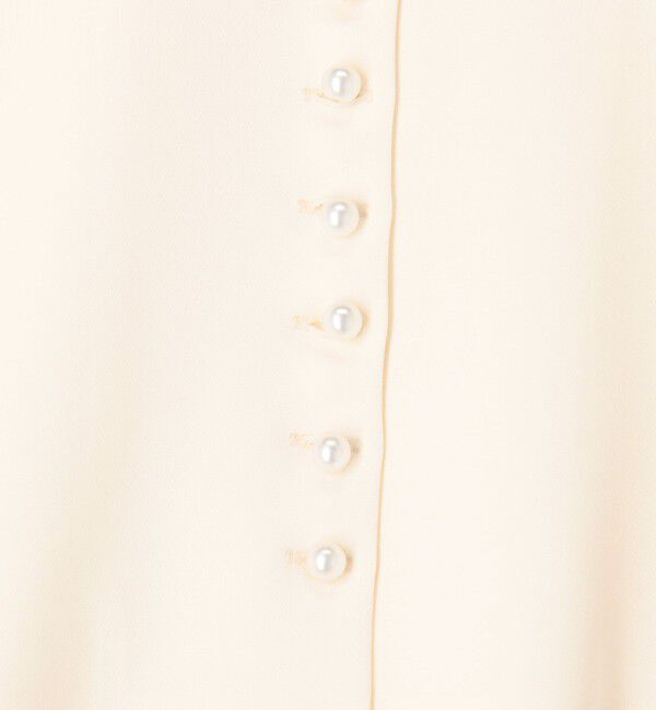 TOMORROWLAND BUYING WEAR「【別注】FLICKA for TOMORROWLAND パールトップス」|シャツ・ブラウス|