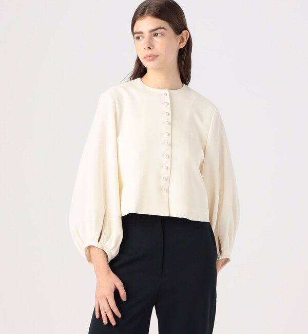 TOMORROWLAND BUYING WEAR「【別注】FLICKA for TOMORROWLAND パールトップス」|シャツ・ブラウス|