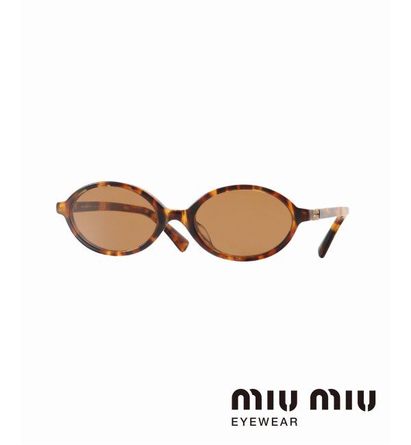 EYETHINK「MIU MIU 04ZSF19P2Z150 Sunglasses」|サングラス|ブラウン B