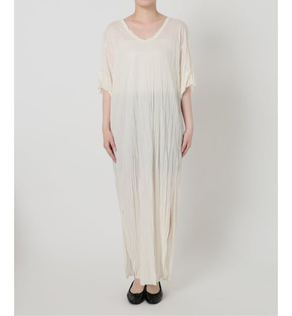 IENA「5-knot/ファイブノット CRINKLE-FIN LONG TUNIC ワンピース 5KIE-CRCL-0002」|ワンピース|