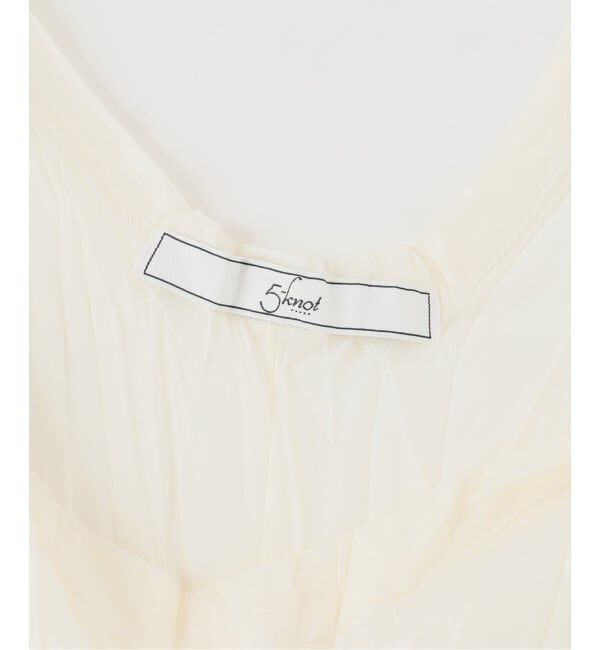 IENA「5-knot/ファイブノット CRINKLE-FIN LONG TUNIC ワンピース 5KIE-CRCL-0002」|ワンピース|