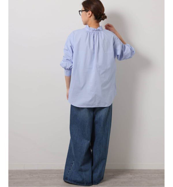 JOURNAL STANDARD relume「《追加5》ハイカウントコットンスタンドカラー2way」|シャツ・ブラウス|