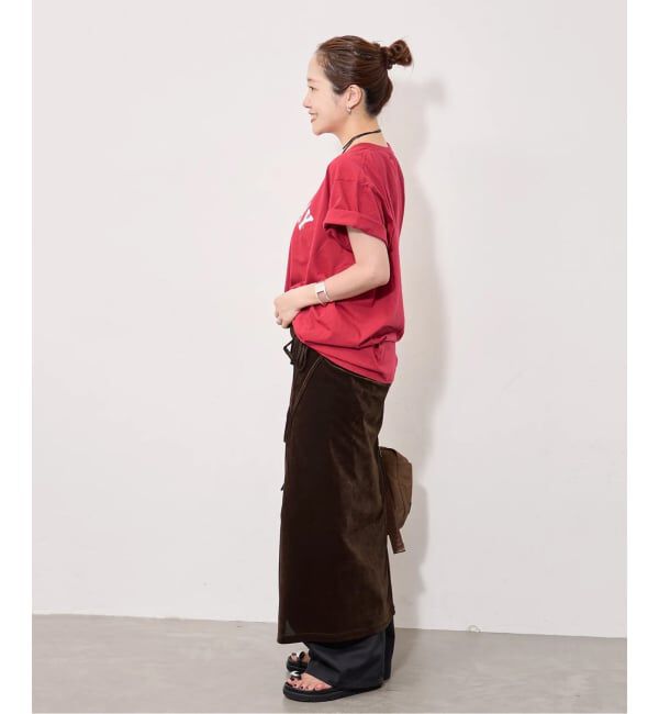 JOURNAL STANDARD「MULTI MATCH メッシュベロアラップスカート」|スカート|