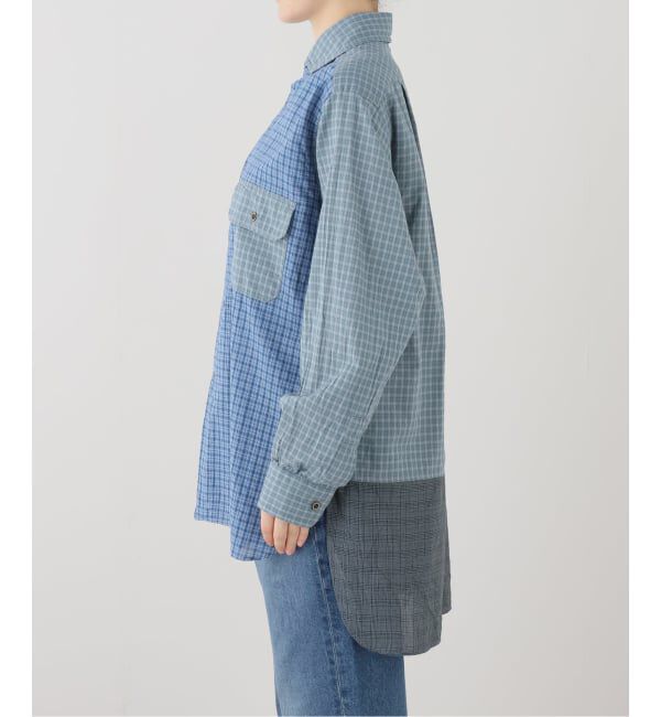 FRAMeWORK「Nigel Cabourn グランパシャツクレイジーパターンドビー」|シャツ・ブラウス|