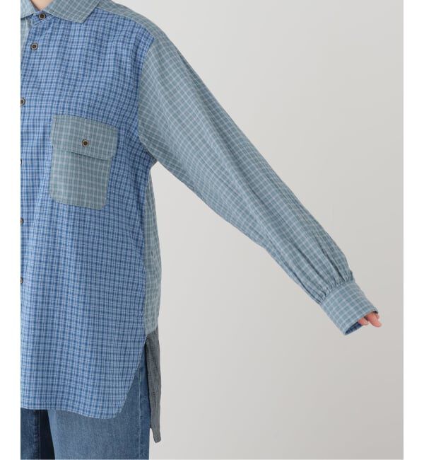 FRAMeWORK「Nigel Cabourn グランパシャツクレイジーパターンドビー」|シャツ・ブラウス|