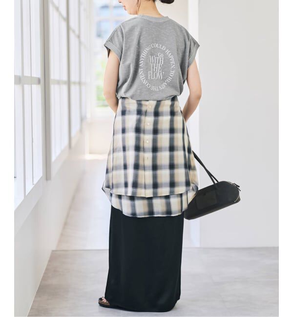Spick and Span「《一部店舗+WEB限定 / 追加》SCREEN STARS ロゴ ノースリーブ」|Tシャツ・カットソー|