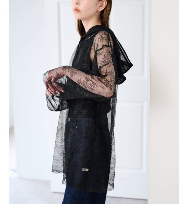 U by SPICK&SPAN「《予約》ARCHIVE STANCE/アーカイブスタンス lace hoodie」|シャツ・ブラウス|