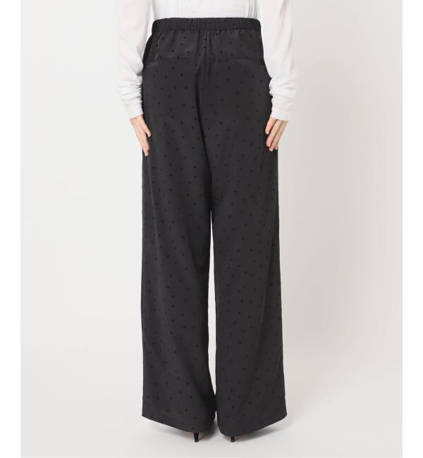 Spick and Span「《追加2予約》フロッキードットイージーパンツ」|その他|