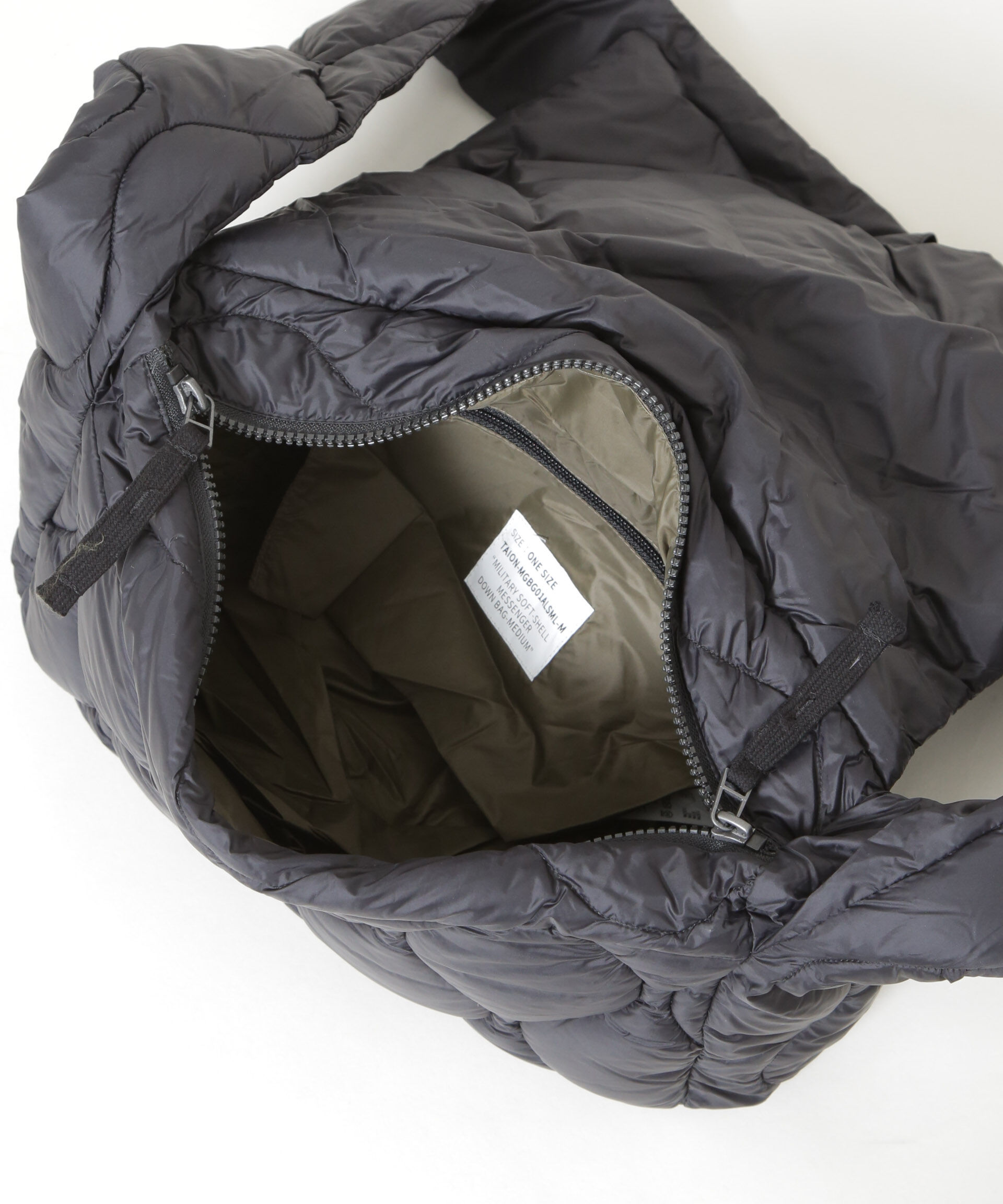 NANO universe「TAION/MILITARY MESSENGER DOWN BAG-M」|ショルダー・メッセンジャー|