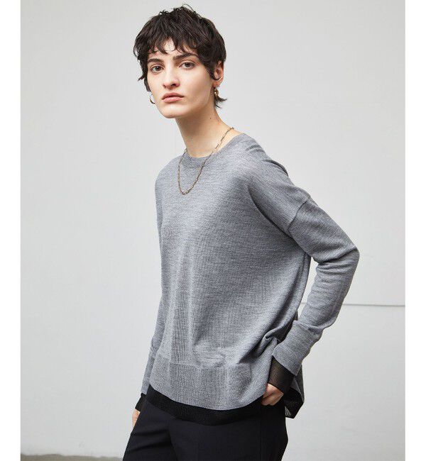BEIGE,「【洗える】LA MONNAIE / クルーネックニット」|ニット・セーター|