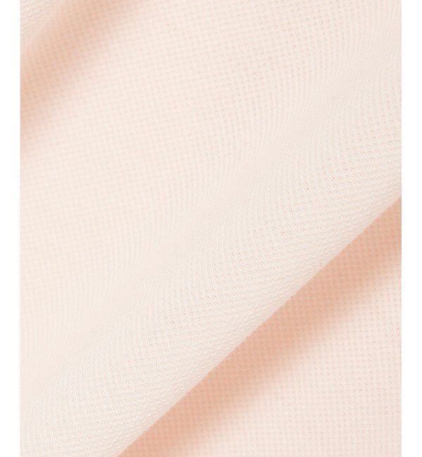 LACOSTE「飾り切りネック鹿の子ドレス / 鹿の子ワンピース」|ワンピース|