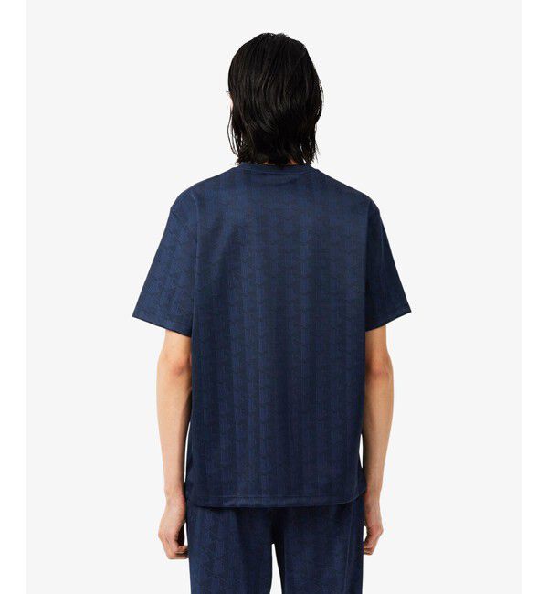 LACOSTE「モノグラムジャカードTシャツ」|Tシャツ・カットソー|