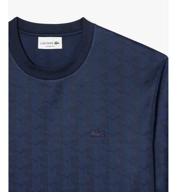 LACOSTE「モノグラムジャカードTシャツ」|Tシャツ・カットソー|