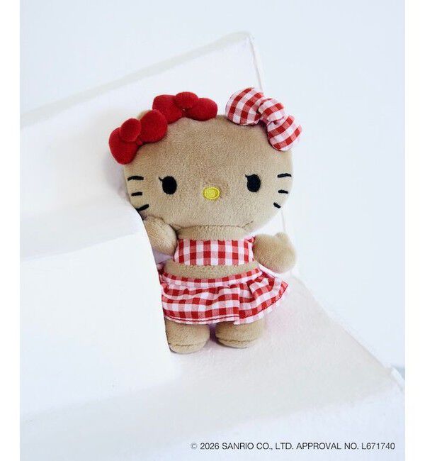 VIS「【HELLO KITTY&times;VIS】日焼けデザイン ハローキティぬいぐるみチャーム」|チャーム・キーホルダー|ベージュ(27)
