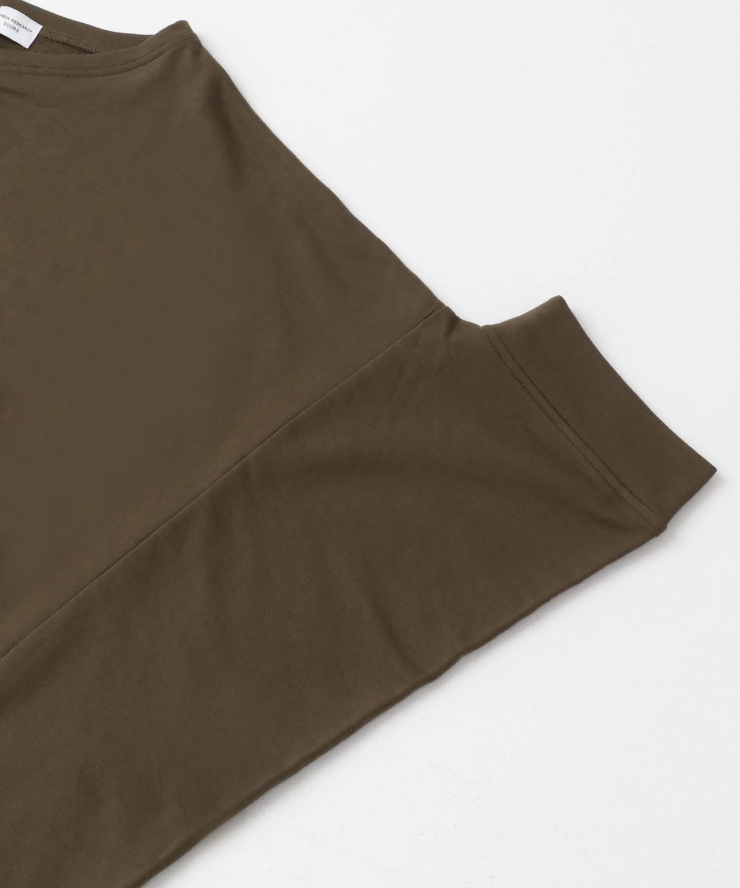 URBAN RESEARCH DOORS「『UR GREEN』ミニ裏毛変形プルオーバー」|Tシャツ・カットソー|