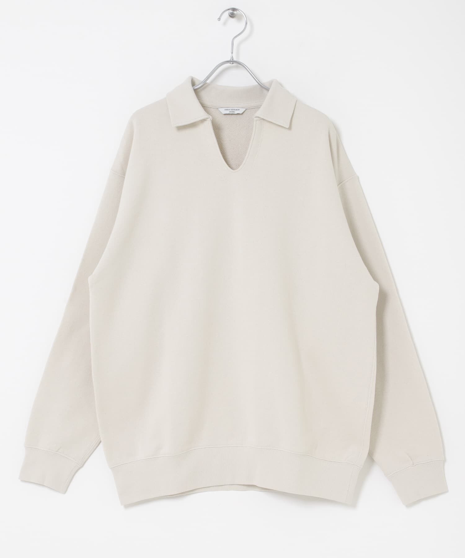 URBAN RESEARCH DOORS「TOMPKINS裏毛 スキッパースウェット」|スウェット・ジャージ|