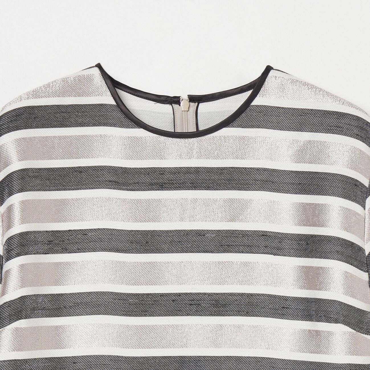 HELIOPOLE「HELIOPOLE GLITTER STRIPE TEE BLOUSE」|シャツ・ブラウス|