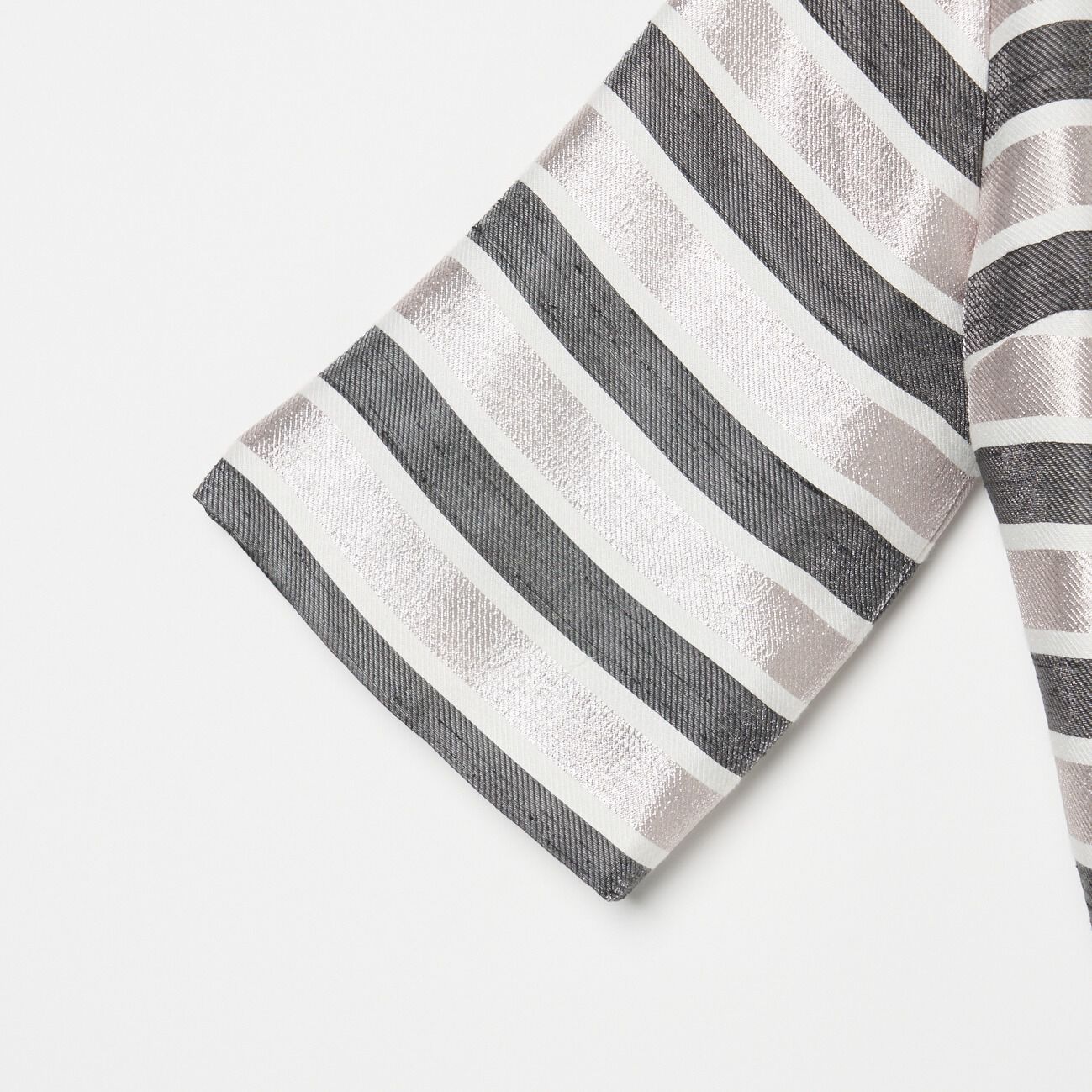 HELIOPOLE「HELIOPOLE GLITTER STRIPE TEE BLOUSE」|シャツ・ブラウス|