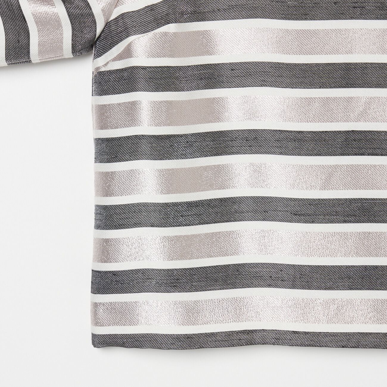 HELIOPOLE「HELIOPOLE GLITTER STRIPE TEE BLOUSE」|シャツ・ブラウス|