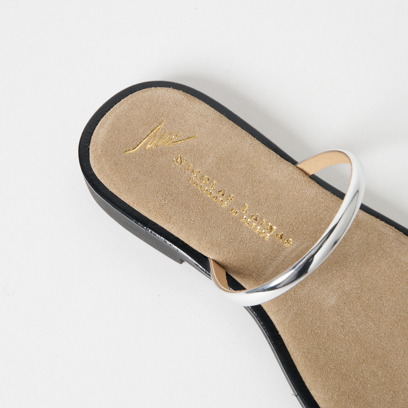  「NICOLAS LAINAS METAL PARTS FLAT SANDAL」|サンダル|