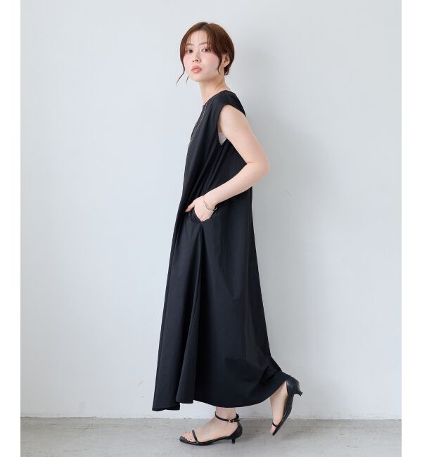  「ノースリーブカットワンピース」|ワンピース|